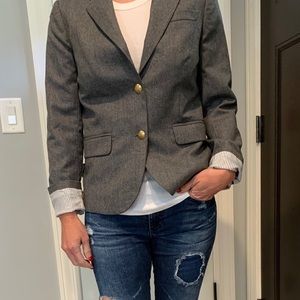 Grey J Crew wool blazer, great condition/no issues